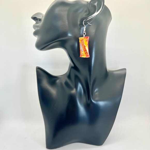 Starburst Earrings - Candy Earrings - Jelly Bean Earrings - Easter Earrings - Picture 6 of 8